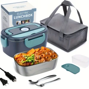 Electric Lunch Box Food Warmer - Car & Home 110V/12V