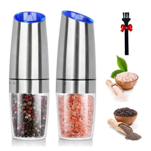 Gravity Electric Salt and Pepper Grinder - LED Light