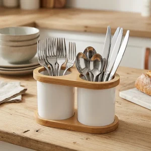 Holder for Silverware, Utensils, Makeup, Toothbrush